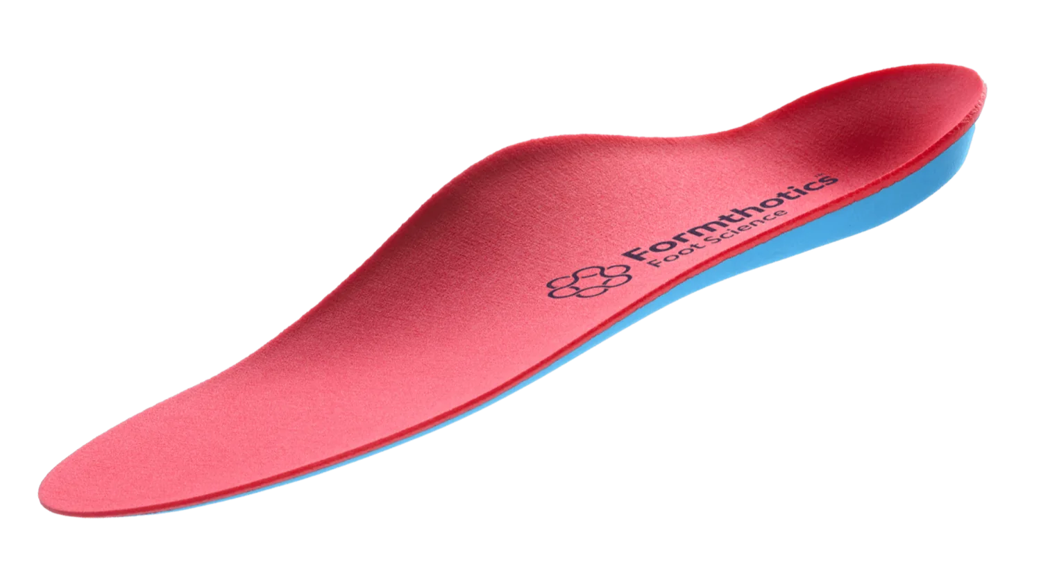 ヒールカップからアーチまで連続する立体形状