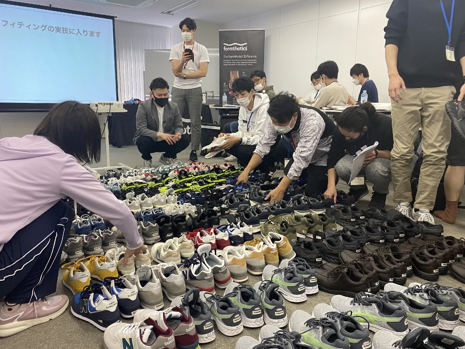 シューズ療法実技